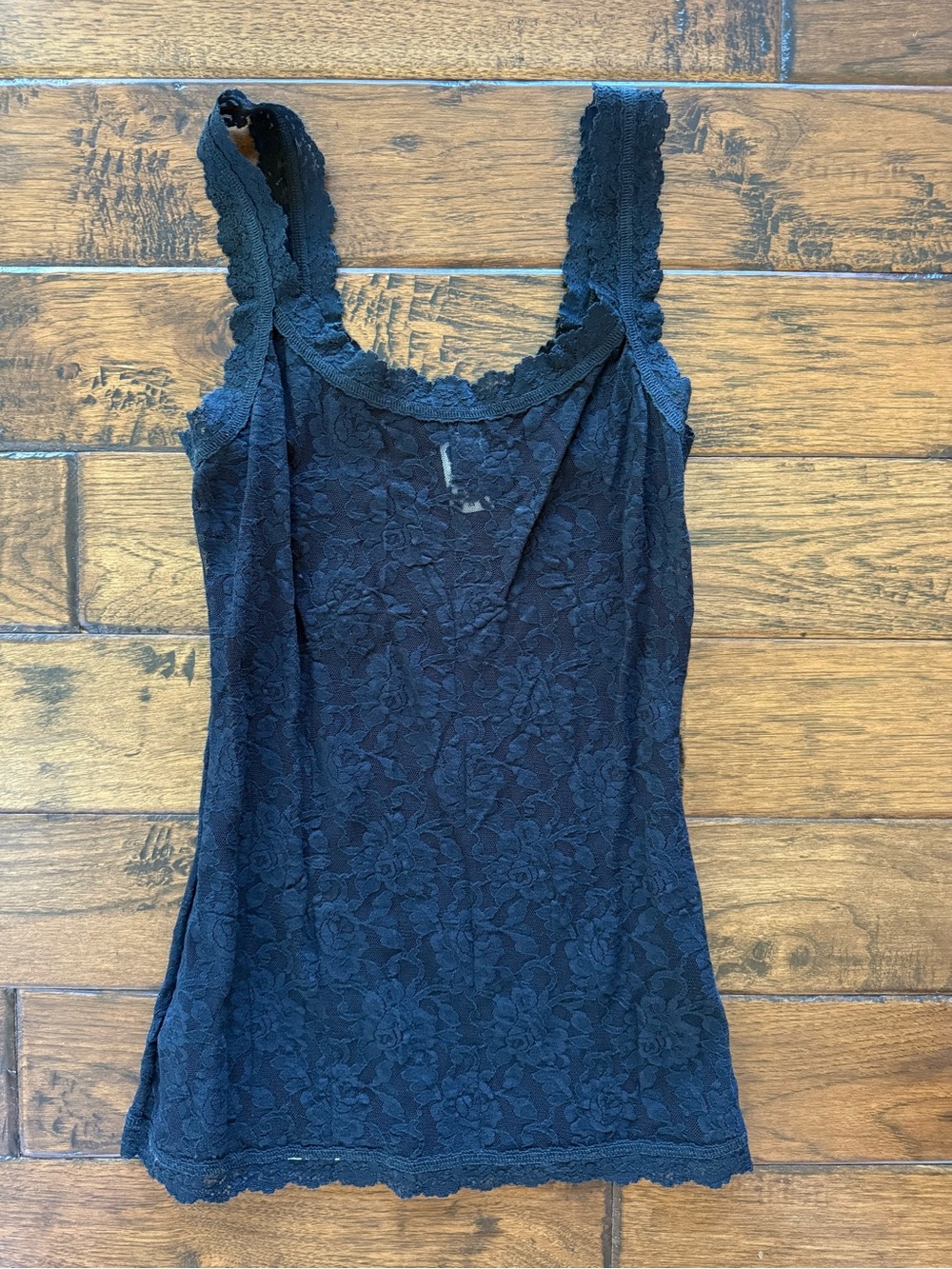 Hanky Panky Black Lace Tank - NWOT